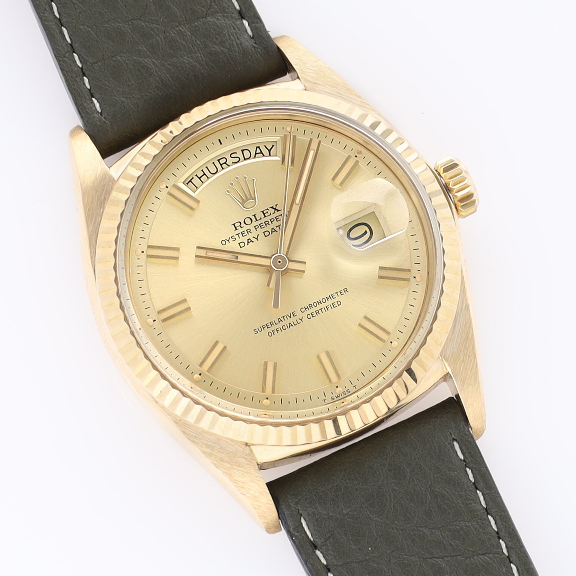 Rolex Day Date 1803 Yellow Gold Wide Boy Dial