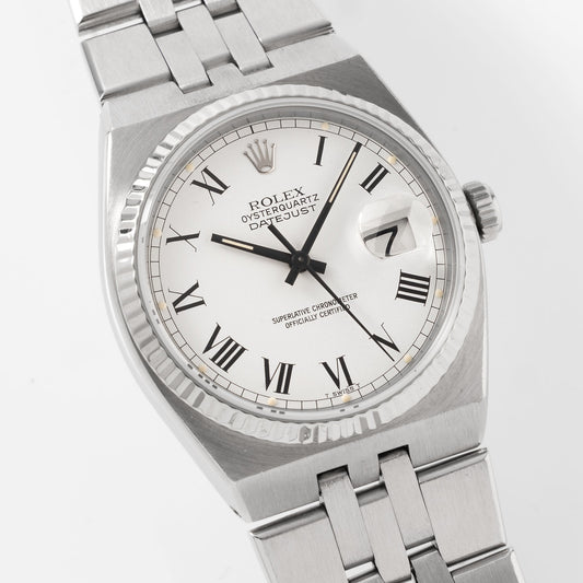 Rolex Oysterquartz Datejust Buckley Dial Ref 17014