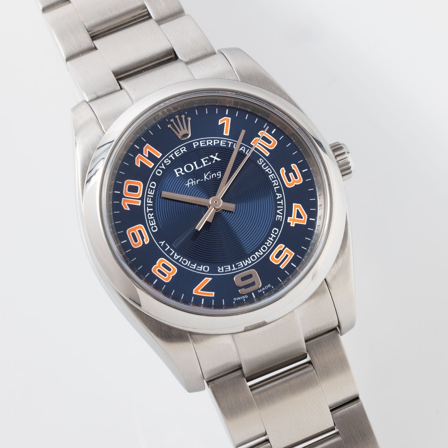 Rolex Air-King Concentric Blue Dial Ref. 114200