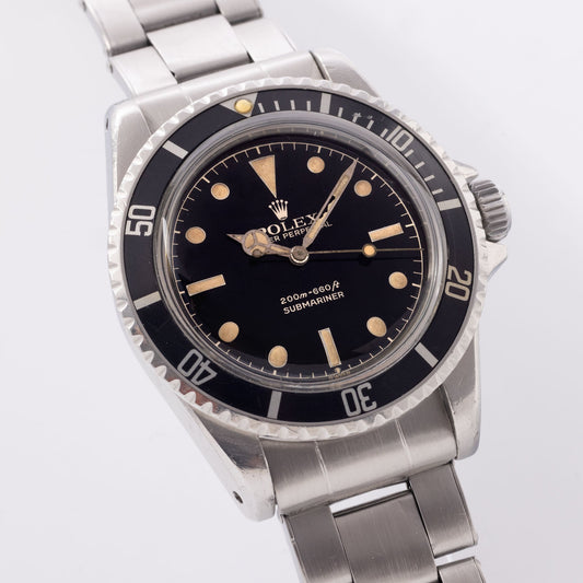 Rolex Submariner 5512 two liner Chapter ring Gilt dial "original owner provenance"