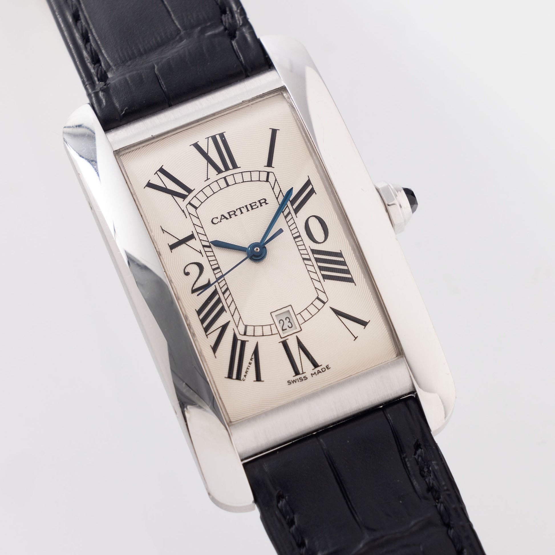 Cartier Tank Americaine White Gold 20 Year Award Ref 1741