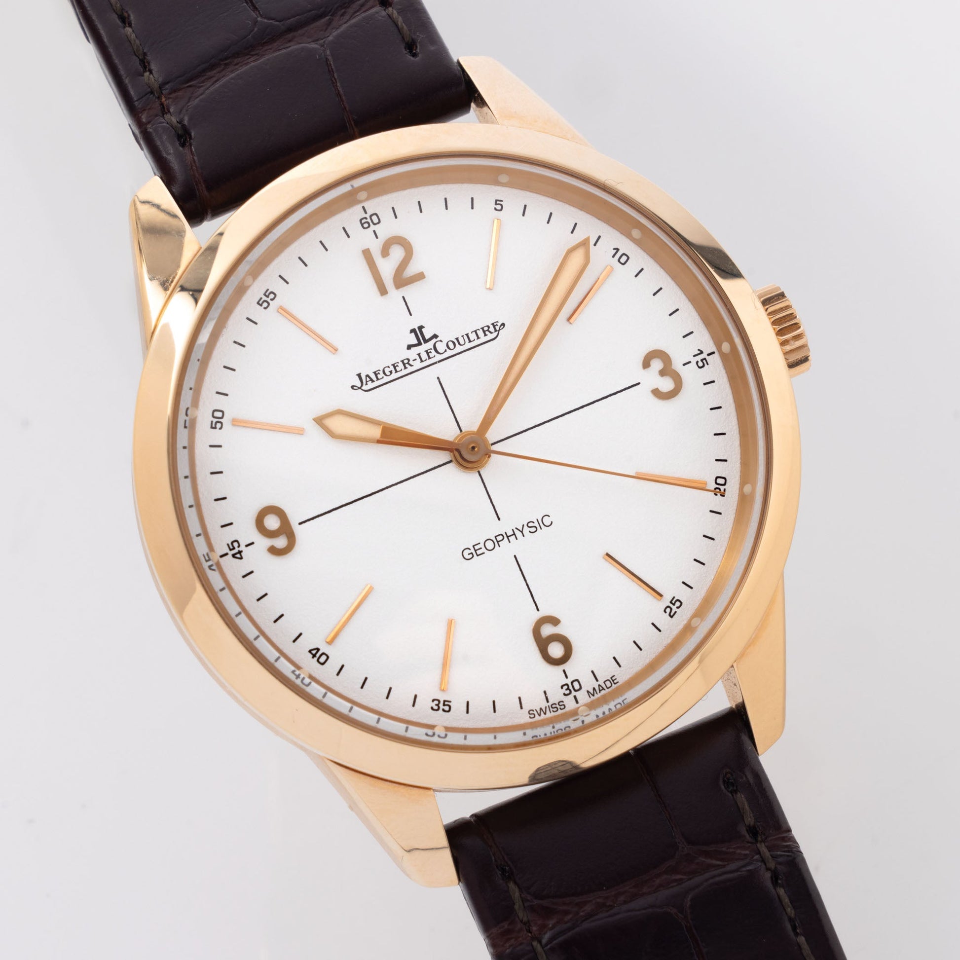 Jaeger-LeCoultre Geophysic 1958 Rose Gold with Box and Papers Ref JL Q8002520 