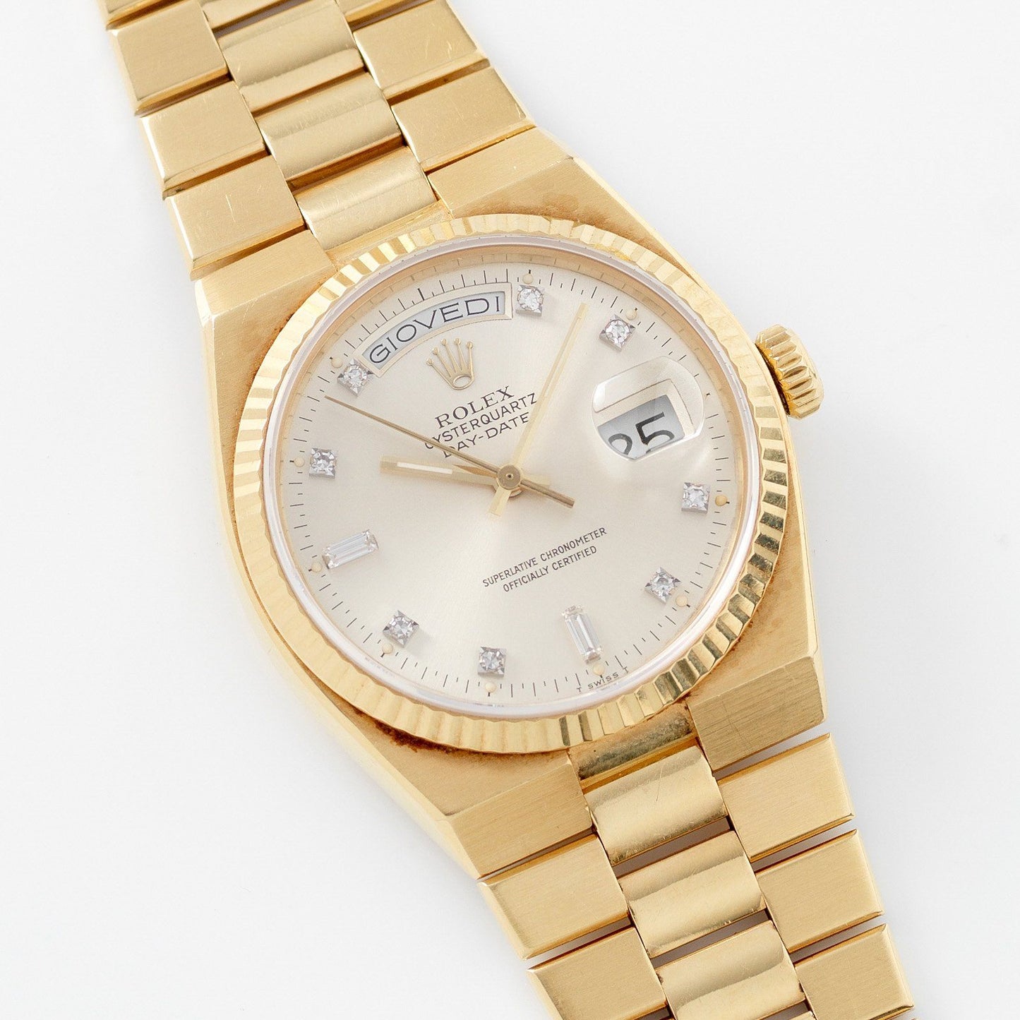 Rolex Oysterquartz Yellow Gold Day-Date 19018