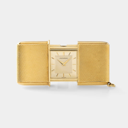 Movado Ermeto Pocket Watch 18kt Gold