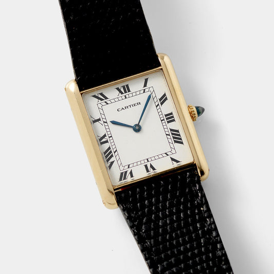 Cartier Jumbo Tank Automatique 18K Yellow Gold 1970S