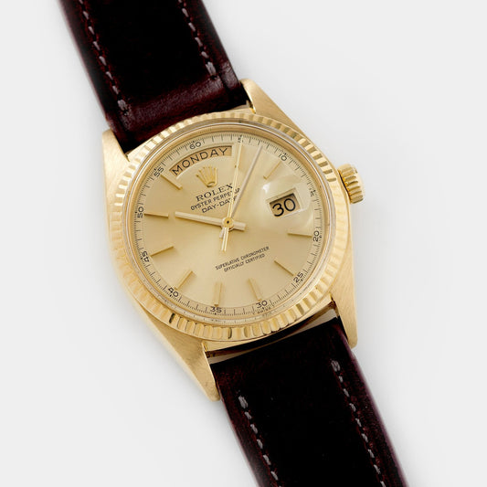 Rolex Day-Date Yellow Gold 1803 Champagne Dial