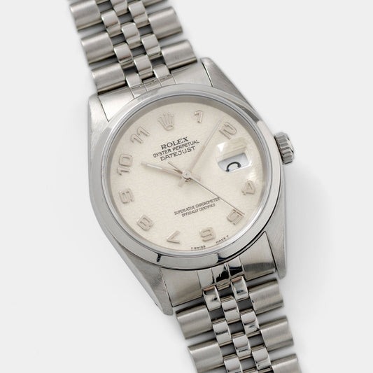 Rolex Datejust White Jubilee Dial 16200