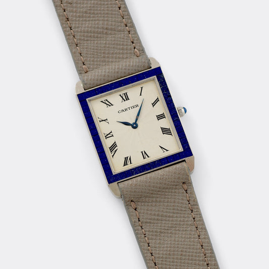 Cartier by Piaget White Gold and Lapis Lazuli watch