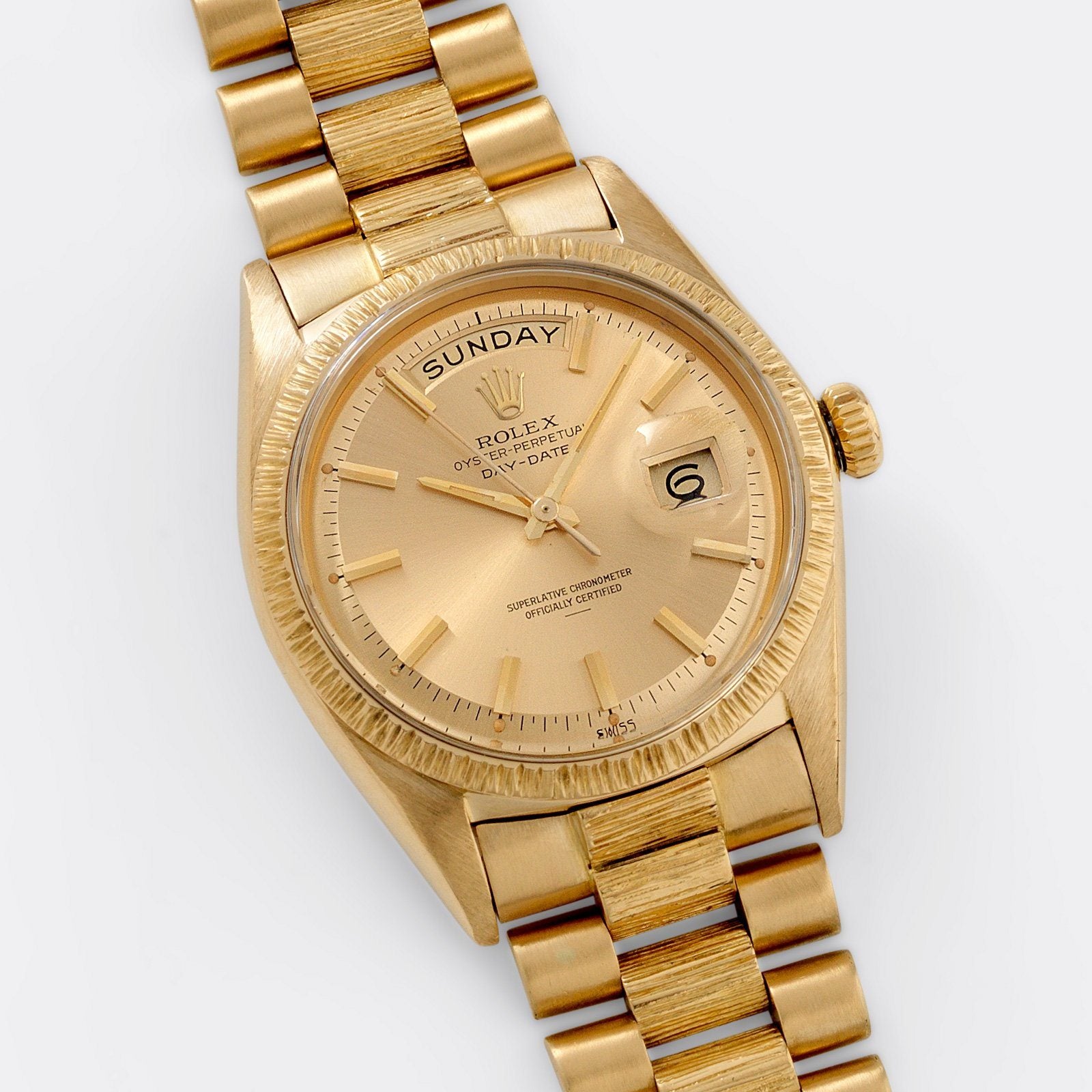 Rolex Day-Date Yellow Gold with Champagne Underline Dial