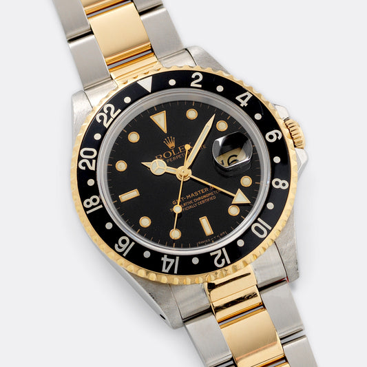 Rolex Gmt-Master 2 16713 Black Dial