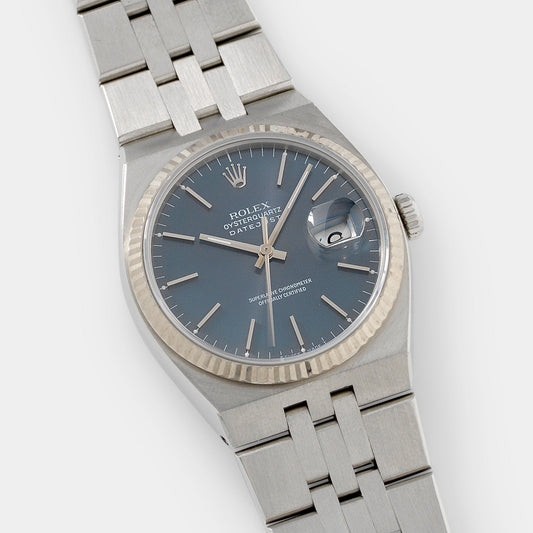 Rolex Oysterquartz Datejust Blue Dial 17014