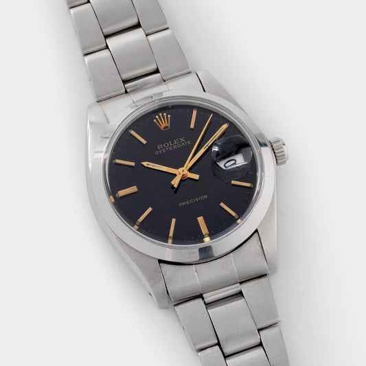 Rolex Oysterdate 6694 Black Dial