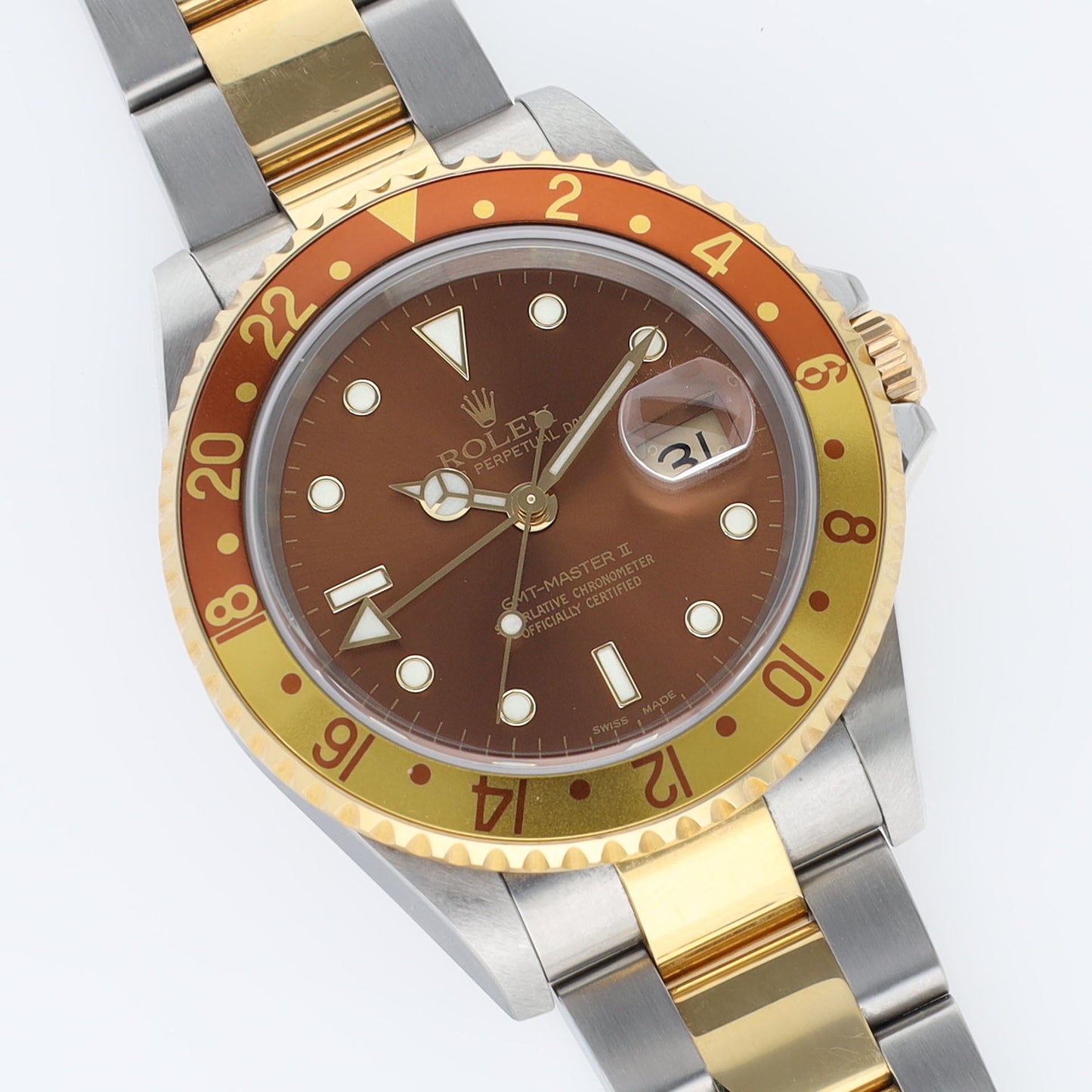 Rolex Gmt-Master 2 16713 Brown Dial Root Beer