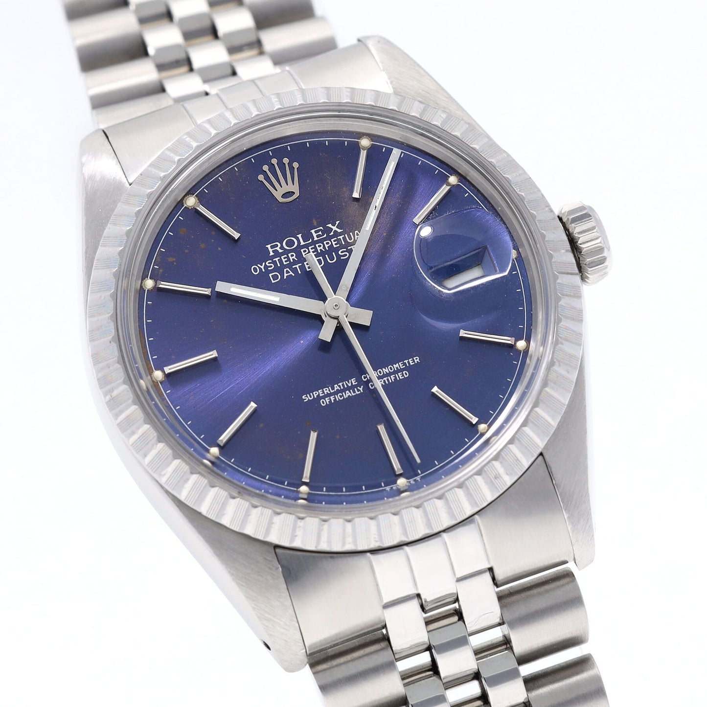 Rolex Datejust 16030 Blue - Purple Chapter Ring Dial