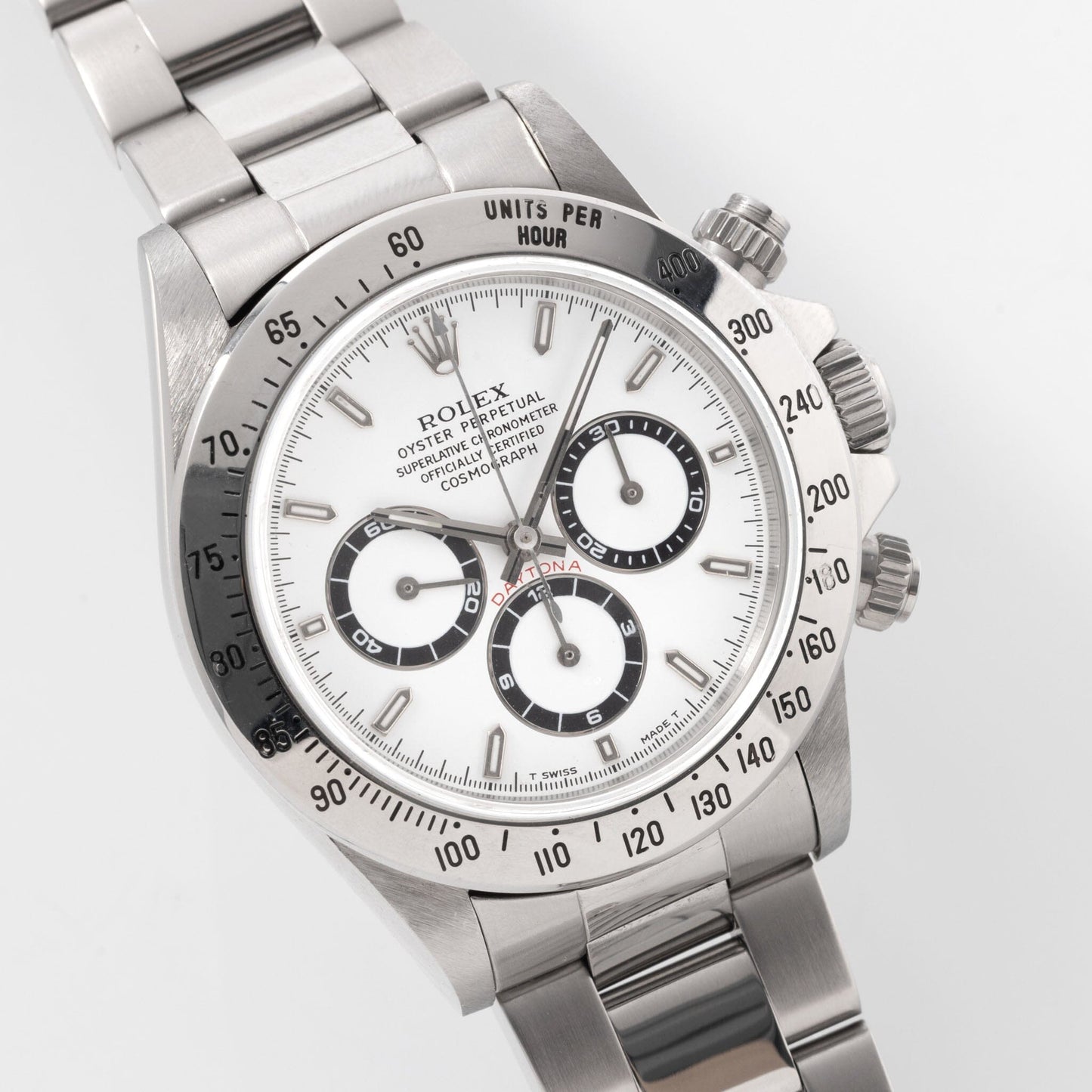 Rolex Daytona 16520 Steel White Mk5 Dial with Papers