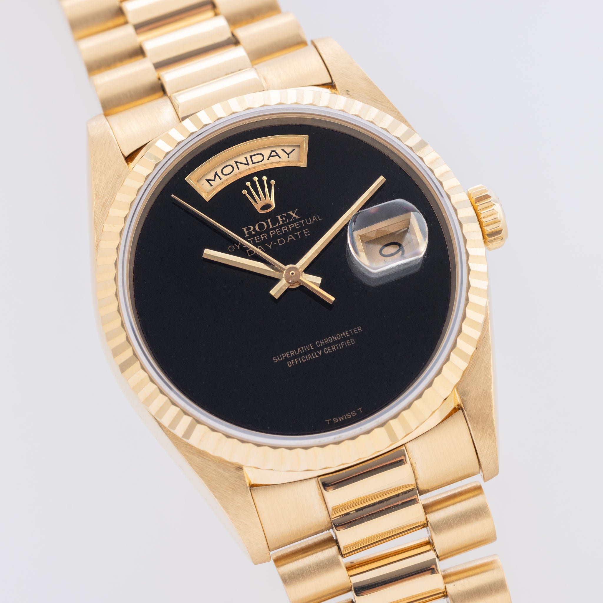 Rolex 18238 onyx clearance dial