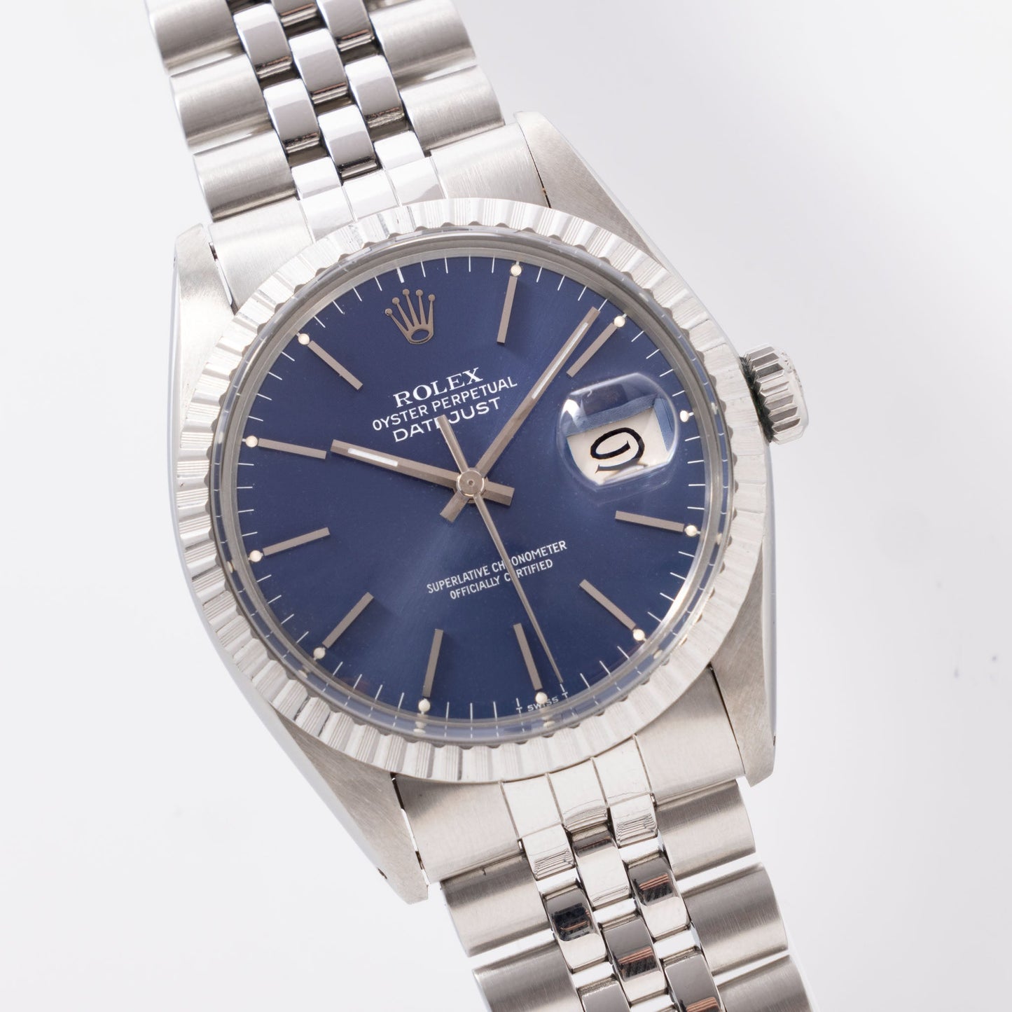 Rolex Datejust Blue Dial Ref 16030