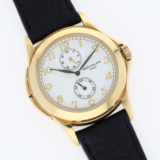 Patek Philippe Calatrava Travel Time 5134 Yellow Gold Breguet Numerals