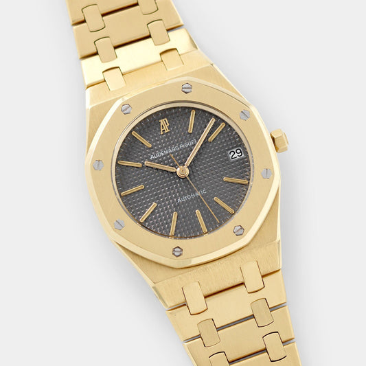 Audemars Piguet Royal Oak Yellow Gold Grey Dial 14790 Ba